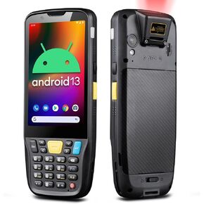 MC62 Wireless Android Barcode Scanner Handheld with Integrated Zebra 2D/1D/QR Code Reader, Android 13, Google Play, WiFi, NFC, GPS, Bluetooth, Keypad, for Inventory Scanning (Build Your Own)