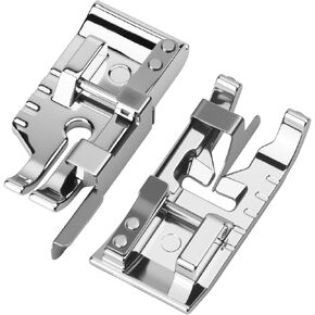 2PCS Stitch in The Ditch Sewing Foot, Stitch in The Ditch Foot for Sewing Machine Edge Stitch Presser Foot Stitch in The Ditch Presser Foot for Sewing