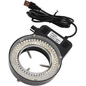 Light USB Adjustable LED Microscope LIGHTURED Figured 144 LED for Various Black Microscopes