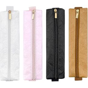Aswewamt 4Pcs Elastic Notebook Band Holders DuPont Paper Adjustable Pen Sleeve Pouch Pencil Holder Case for Notebook Planners Binders Books