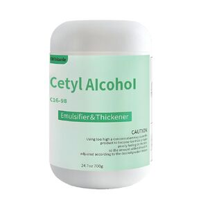 Cetyl Alcohol 700g(24.7 oz) - 98%+ High Purity C16 Cetyl Alcohol - Cosmetic Grade for Lotion, Cream & Conditioner Making - Natural Emulsifier & Thickener