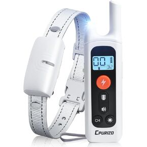 Dog Shock Collar - 2624FT Dog Training Collar with Night-Light Mode, 3 Training with Modes with Beep, Shake, Safe Shock, IP67 Waterproof Collar - fits 4.5-21.6in Dogs, 2H Fast Charging Shock Collar