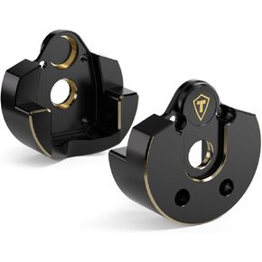 TREAL Brass Outer Portal Covers(2pcs) CNC Machined Upgrades Heavy Weight for Axial AXP8 Gilamon