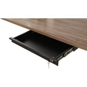 Pull-Out Desk Drawer - Office Storage Organizer Mounts Easily, Space-Saving Slide-Out Drawer for Under Desk (23.22 in Internal Width)