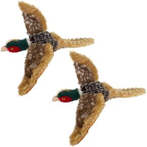 Dog Toy Squeaky Dog Toys,Interactive Chew Toys Stuffed Teething Toys for Large Medium Small Dog,Dogs Toys Squeaky Toy to Keep Them Busy (R-2pheasant)