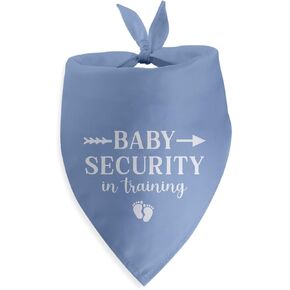 Baby Security in Training Dog Bandana Pregnancy Announcement Gifts for Large Medium Small Dogs Gender Reveal Gifts Baby Announcement Photo Props Pet Scarf Accessories