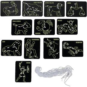 Lacing Constellation Cards - 24 Pieces - Educational and Learning Activities for Kids