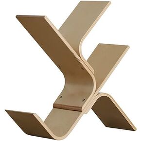 Bookshelf Bookshelf Tree-Shaped Solid Wood Small Bookshelf Simple Multi-Layer Floor Shelf Office File Rack Study Room Bookshelf 6 Book Shelves (Size : B4) (B3)