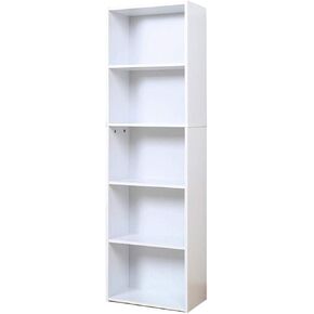 Standing Bookcase Bookshelf Storage Cabinet, Study Cabinet Living Room Bedroom Storage, Wooden Cabinet, 5th Floor Bookcases Desktop Book Stand