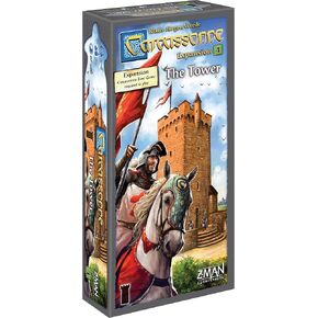 Carcassonne The Tower Board Game Expansion - Reach for The Skies in a New Dimension! Medieval Strategy Game for Kids and Adults, Ages 7+, 2-6 Players, 45 Minute Playtime, Made by Z-Man Games