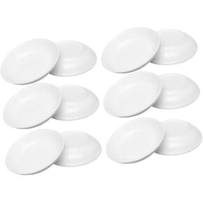 12Pcs Stackable Pigment Mixing Plates Multi Functional Color Mixing Trays for Watercolor Oil Painting Convenient Painting Dishes for Artists DIY Enthusiasts