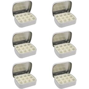 6Pcs Paint Tray Palette Watercolor Palette Painting Practical DIY Craft Travel Paint Pallet Gouache Mixing Tray Boys Kids, No Tin Box