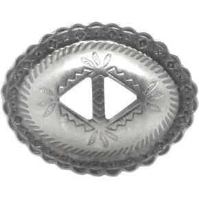 Thunderbird Slotted Steel Concho Antique Nickel 2-1/4" 10 Pack 7542-21 in Saudi Arabia