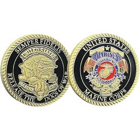 USMC Devil Dog Military Collectible for Marines and Veterans – Commemorative Gift for Military Enthusiasts