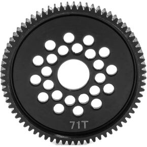 RC Car Accessories Compatible with Tamiya TA08 XV02 06M RC Car Upgrade Parts Spare Replacement Accessories Metal 71T 51667 Module Spur Gear 51667