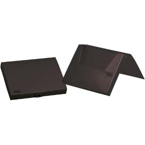 Paper Folder Paper Holder Rubber Polypropylene din a4 Opaque Black Spine 25 mm