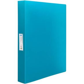 Folder liderpapel 4 Rings 25 mm Mixed Polypropylene din a4 Light Blue Opaque