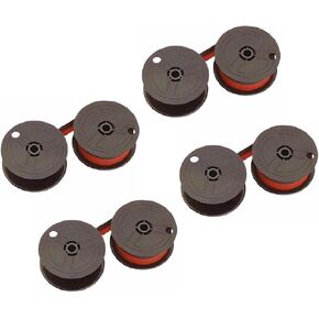 Sharp QS-2760H Calculator Ribbon, (4 Pack) Black and Red, Compatible