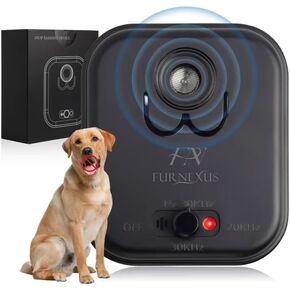 Ultrasonic Dog Bark Deterrent Device up to 50Ft Range, High-Frequency Anti-Barking Stopper for Dogs with 3 Modes, Indoor/Outdoor Control, Neighbor-Friendly Silencer Box