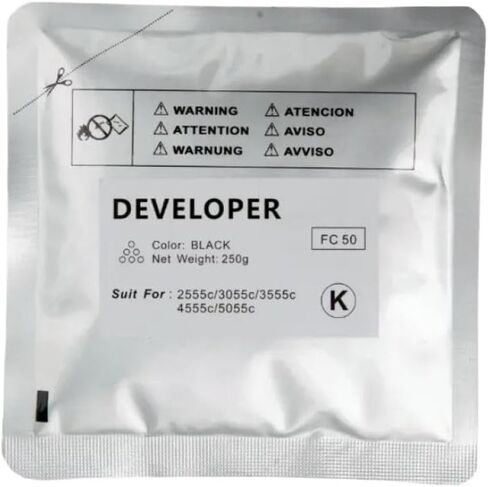 1PCS FC50 Developer Powder 250G Compatible with E 2555C 3555C 4555C 3055C(K) in Saudi Arabia