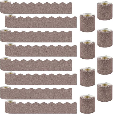 8 Rolls 262.4 FT Blitter Bulletin Board -Borders - حدود الملصقات الملونة الملونة للملصقات للمعلمين والفصول الدراسية وديكور المكاتب ، ديكورات حفلة عيد الميلاد in Kuwait