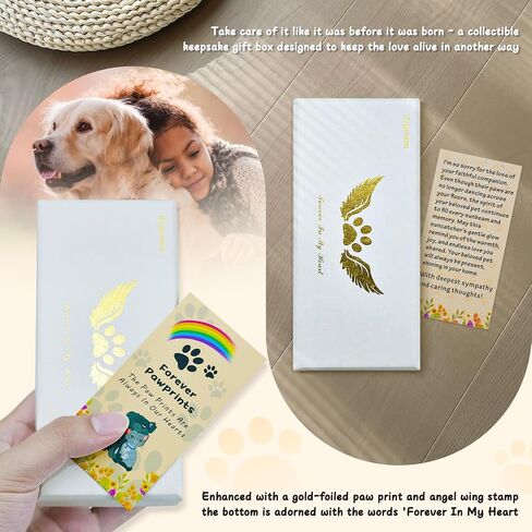 Pet Memorial Suncatcher, Pet Memorial Gifts for Dogs, Crystal Dog Memorial Suncatcher with Pawprint & Heart, Loss of Dog Sympathy Gift, Dog Bereavement Gifts, Dog Memory Gift for Pet Lovers in Saudi Arabia