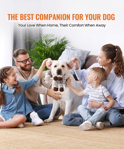 Squeaky Plush Dog Toys - Adorable Animal Designs with Soft Cotton Filling, Cute Stuffed Dog Chew Toys for Small, Medium Non-Aggressive Chewing Dogs Chewer (White - Giraffe/Lamb) in Saudi Arabia