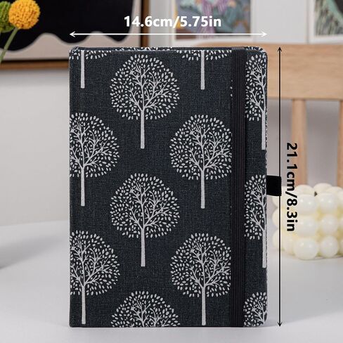 TIEFOSSI Lined Journals for Writing Aesthetic Floral Notebook, College Ruled Notebook A5 Hardcover Notebooks for Women & Girls, 100GSM 315 Numbered Pages, Travel, Business, Work, Office, School Taking in Saudi Arabia