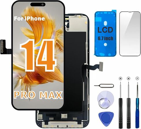 لشاشة عرض رقمية LCD مقاس 5.5 بوصة لهاتف iPhone 6s Plus باللون الأبيض، مجموعة استبدال كاملة للإطار مع أدوات إصلاح in Kuwait