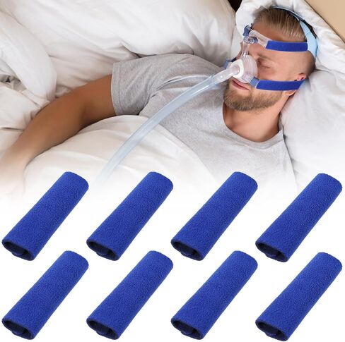 4 Pack CPAP Strap Covers, Cpap Mask Liners for Cpap Machine, Cpap Strap Cushions for Most CPAP Headgear Straps, Soft Fabric CPAP Face Pads Cpap Accessories in Saudi Arabia