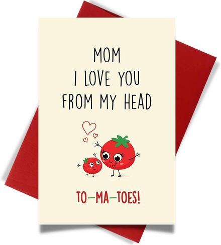 Cheerin Funny Birthday Card for Mom – Mother Bday Cards with Envelope– Appreciation Card for Grandma, or Mother Figure from Daugter or Son in Kuwait