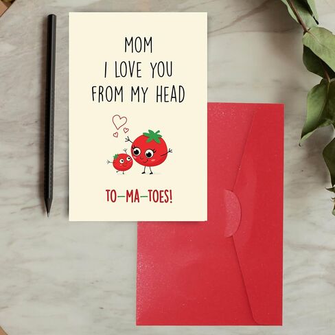 Cheerin Funny Birthday Card for Mom – Mother Bday Cards with Envelope– Appreciation Card for Grandma, or Mother Figure from Daugter or Son in Kuwait
