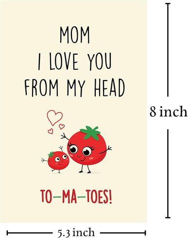 Cheerin Funny Birthday Card for Mom – Mother Bday Cards with Envelope– Appreciation Card for Grandma, or Mother Figure from Daugter or Son in Kuwait