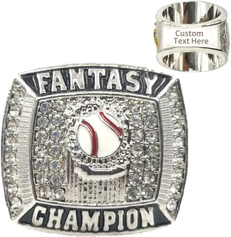 Fantasy Baseball Championship Rings Trophy Custom in Saudi Arabia