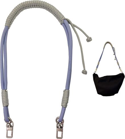 Purse Shoulder Strap Replacement for Bag, Non Adjustable Braided Paracord Rope Handbag Straps in Saudi Arabia