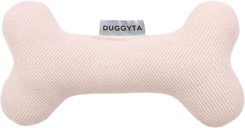 Pink Plush Dog Bone Toy – Lightweight, Durable & Soft Chew Toy Made from Cotton Fabric – Gentle on Puppy Teeth & Gums – Ideal for Small to Medium Dogs Indoor or Outdoor in Kuwait