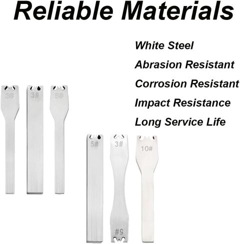 BEN-TOLL 10# ZIPPER TOULL STEEL SHIPPER TOUNN REYOVER Steel Bench Block Tool Tool Handmade Leathercraft Supplies Tool in Kuwait