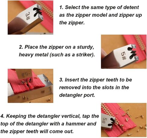 BEN-TOLL 10# ZIPPER TOULL STEEL SHIPPER TOUNN REYOVER Steel Bench Block Tool Tool Handmade Leathercraft Supplies Tool in Kuwait