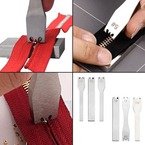 BEN-TOLL 10# ZIPPER TOULL STEEL SHIPPER TOUNN REYOVER Steel Bench Block Tool Tool Handmade Leathercraft Supplies Tool in Kuwait