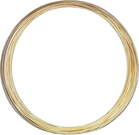 22 Gauge, Half-Round, Dead Soft, 14/20 Yellow Gold-Filled Wire - 2 FT - for Jewelry Art from WIZART in Kuwait