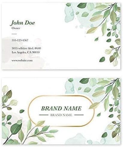 Premium Custom Business Cards 250 cards Elegant Shimmering Metallic Paper 3.5x2 inches Customizable Design with Luxurious Soft Texture in Saudi Arabia