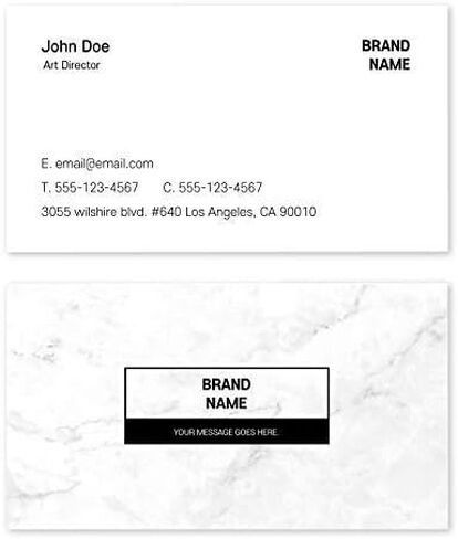 Premium Custom Business Cards 250 cards Elegant Shimmering Metallic Paper 3.5x2 inches Customizable Design with Luxurious Soft Texture in Saudi Arabia