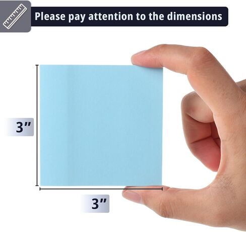 Mr. Pen- Pastel Sticky Notes, 3"x3", 12 Pads, 720 Sheets, Colorful Sticky Notes 3x3, School & Office Use in Saudi Arabia
