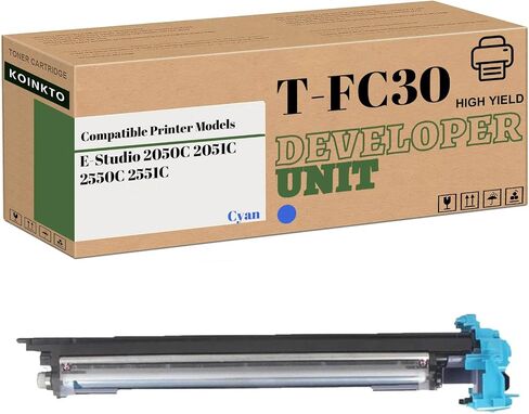 Compatible Developer Unit Replacement for Toshiba T-FC30 Fit for E-Studio 2050C 2051C 2550C 2551C Printer (1 Pack Magenta) in Saudi Arabia