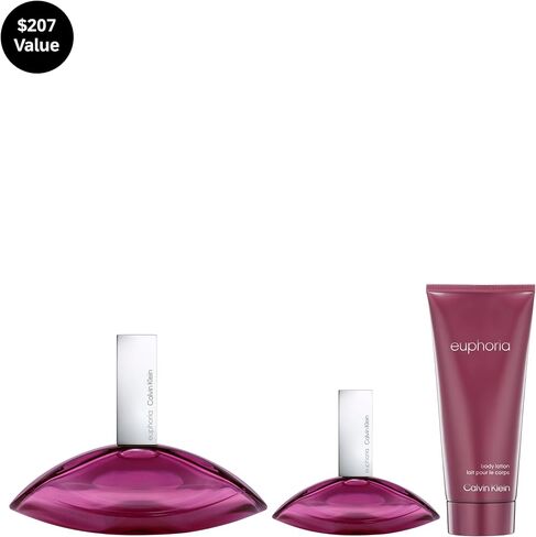 Calvin Klein Euphoria Eau de Parfum – Chypre Women's Perfume – With Notes of Pomegranate, Black Orchid, Lotus Blossom & Mahogany Wood – Luxury Perfumes for Women – Long Lasting Fragrance in Kuwait