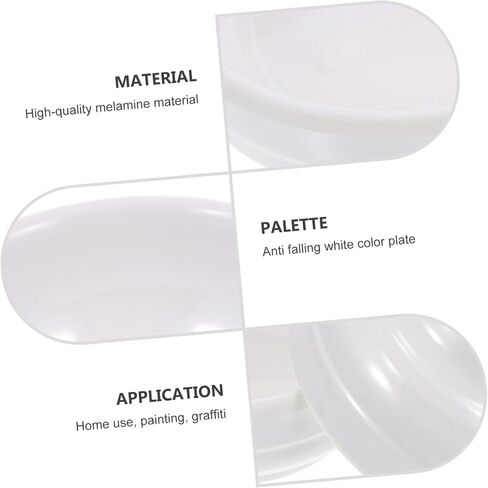 Cabilock 5Pcs Versatile Storage Dish Color Mixing Trays for Paints Watercolors for Crafts Travel and DIY Projects for Students and Professionals in Kuwait