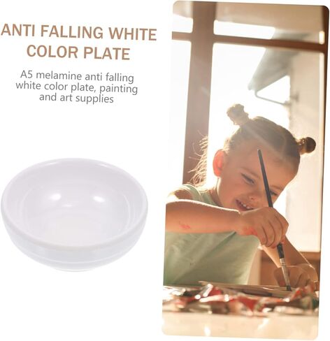 Cabilock 5Pcs Versatile Storage Dish Color Mixing Trays for Paints Watercolors for Crafts Travel and DIY Projects for Students and Professionals in Kuwait