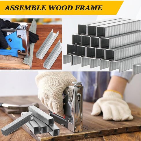 Faccito 10000 Pcs 1/2-inch Stainless Steel Staples Galvanized Steel Staples for Staple Gun, Stapler, Upholstery, Construction, Furniture, Crafts in Saudi Arabia
