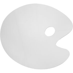 Gadpiparty Transparent Acrylic Painting Color Mixing Tray Oval for Watercolor Art Easy to Carry and Store for Artists and Beginners Durable and Convenient Painting Palette