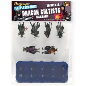 Arcknight Flat Plastic Miniatures - Goblin Raiders - 10p Warband